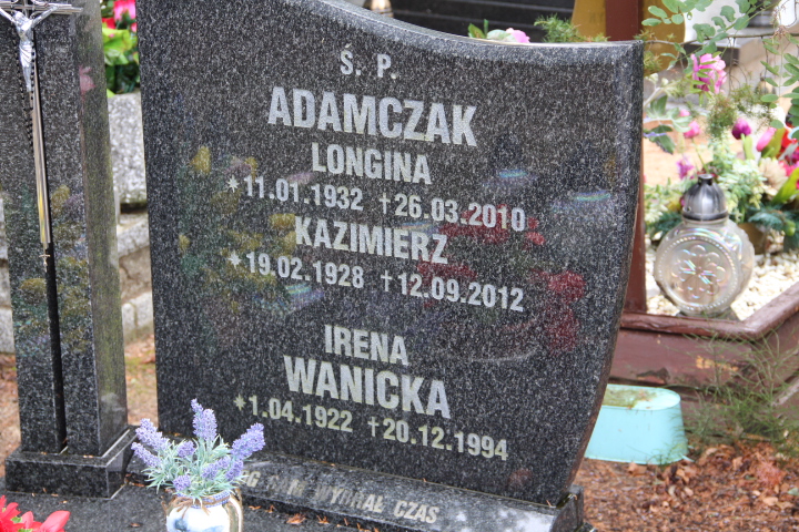 Irena Wanicka 1922 Czerwonak - Grobonet - Wyszukiwarka osób pochowanych