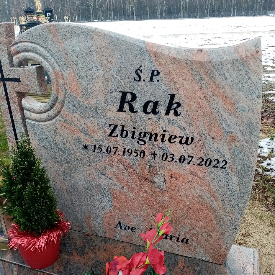 Zbigniew Rak 1950 Czerwonak - Grobonet - Wyszukiwarka osób pochowanych