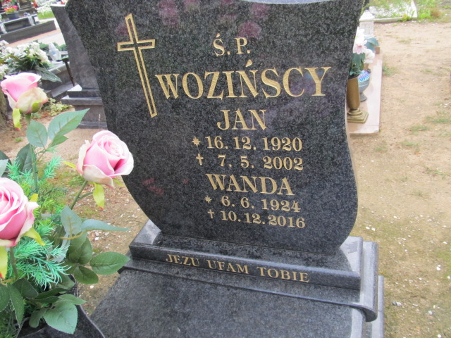 Jan Woziński 1920 Czerwonak - Grobonet - Wyszukiwarka osób pochowanych