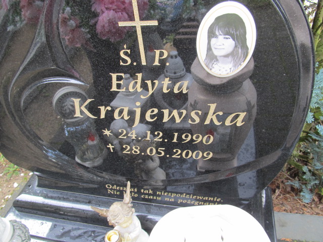 Edyta Krajewska 1990 Czerwonak - Grobonet - Wyszukiwarka osób pochowanych