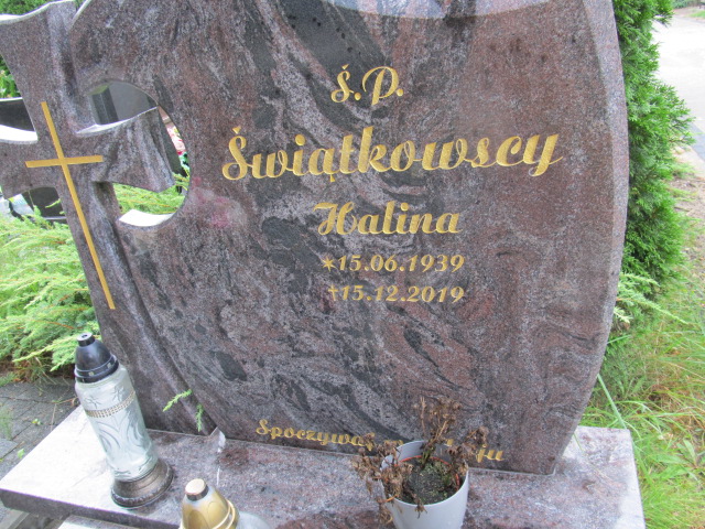 Halina Świątkowska 1939 Czerwonak - Grobonet - Wyszukiwarka osób pochowanych