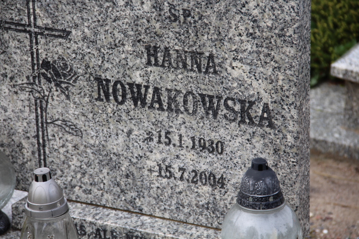 Hanna Nowakowska -  Ajdukiewicz 1930 Czerwonak - Grobonet - Wyszukiwarka osób pochowanych
