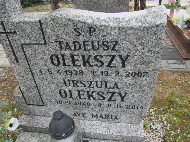 Tadeusz Olekszy 1938 Czerwonak - Grobonet - Wyszukiwarka osób pochowanych