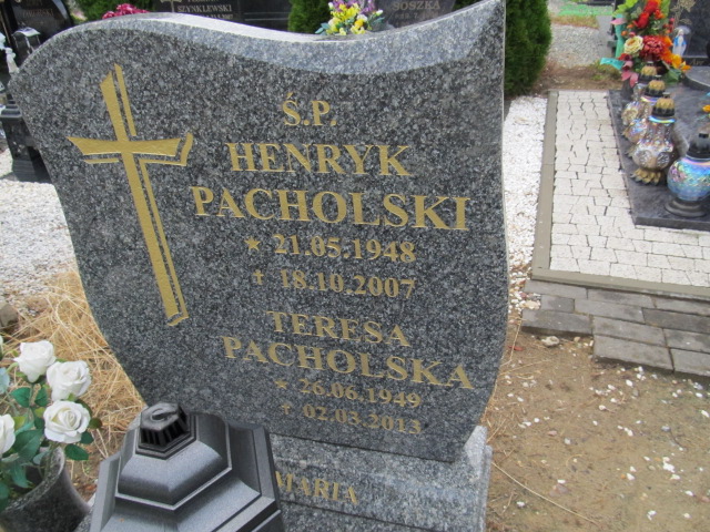 Henryk Pacholski 1948 Czerwonak - Grobonet - Wyszukiwarka osób pochowanych