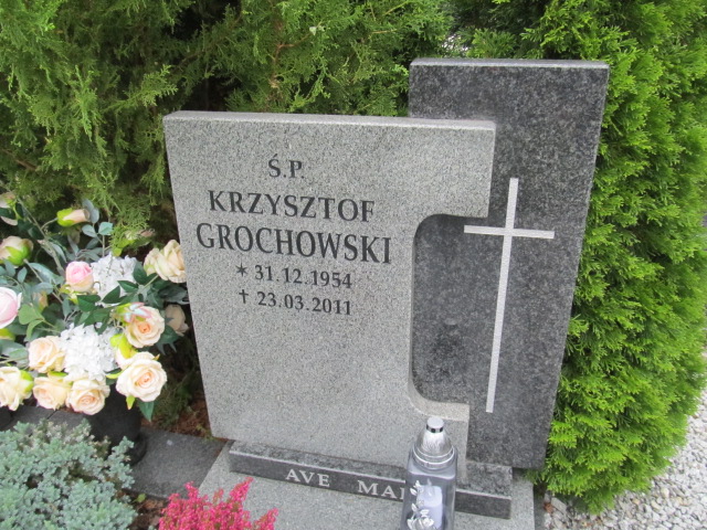 Krzysztof Grochowski 1954 Czerwonak - Grobonet - Wyszukiwarka osób pochowanych