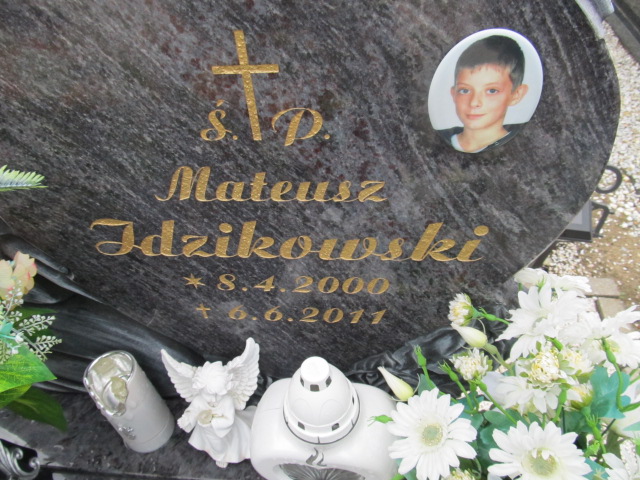 Mateusz Idzikowski 2000 Czerwonak - Grobonet - Wyszukiwarka osób pochowanych