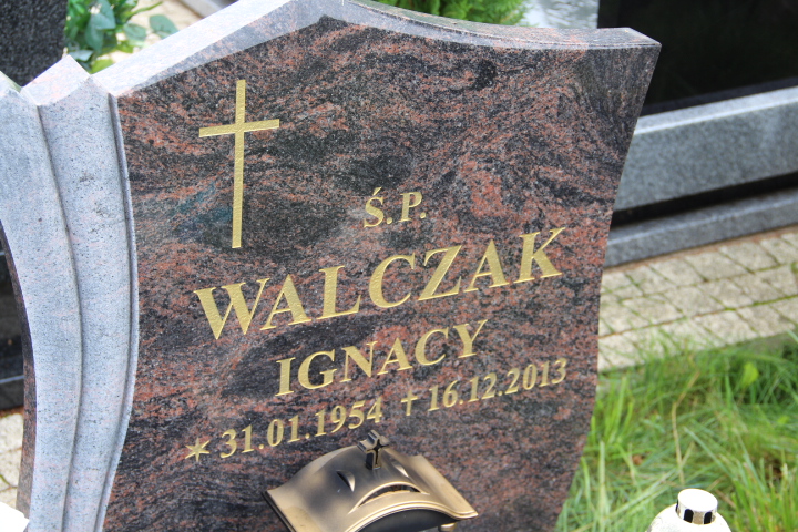 Ignacy Walczak 1954 Czerwonak - Grobonet - Wyszukiwarka osób pochowanych