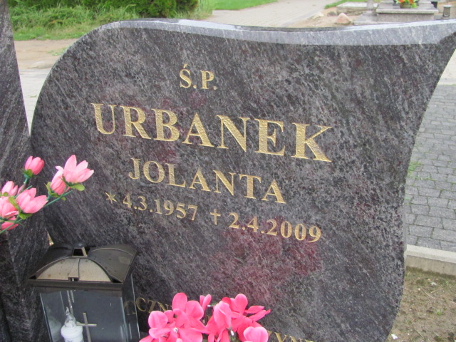 Jolanta Urbanek 1957 Czerwonak - Grobonet - Wyszukiwarka osób pochowanych