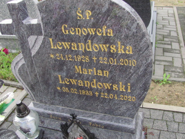 Genowefa Lewandowska 1928 Czerwonak - Grobonet - Wyszukiwarka osób pochowanych