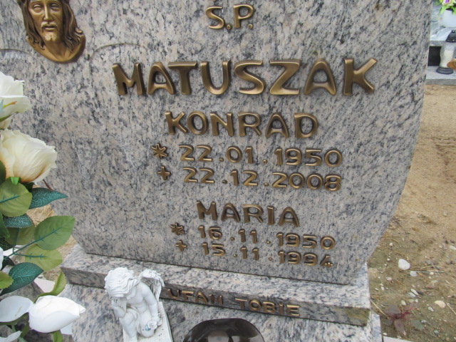 Konrad Matuszak 1950 Czerwonak - Grobonet - Wyszukiwarka osób pochowanych