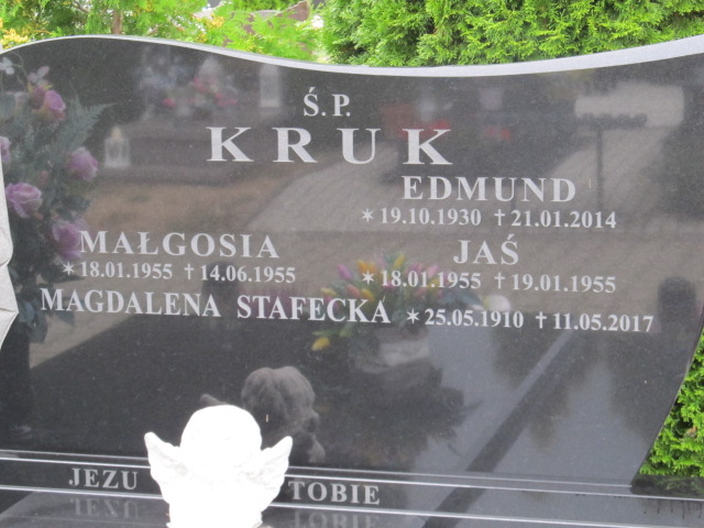 Jan Kruk 1955 Czerwonak - Grobonet - Wyszukiwarka osób pochowanych