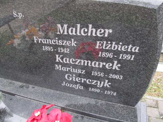 Mariusz Kaczmarek 1955 Czerwonak - Grobonet - Wyszukiwarka osób pochowanych