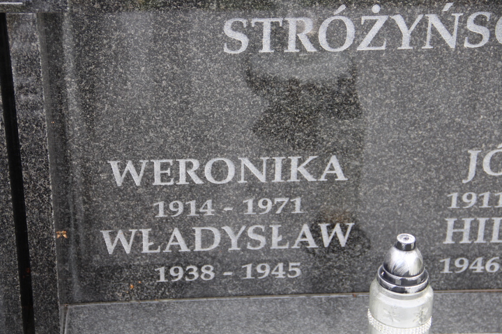 Władysław Strożyński 1937 Czerwonak - Grobonet - Wyszukiwarka osób pochowanych