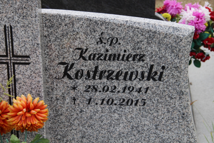 Kazimierz Kostrzewski 1941 Czerwonak - Grobonet - Wyszukiwarka osób pochowanych
