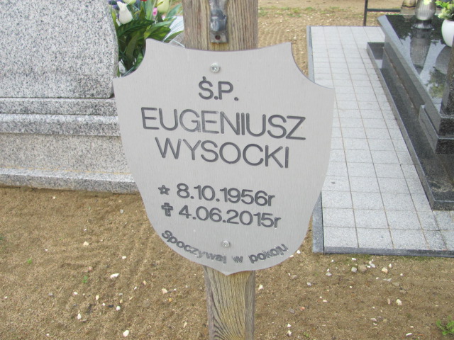 Eugeniusz Wysocki 1956 Czerwonak - Grobonet - Wyszukiwarka osób pochowanych