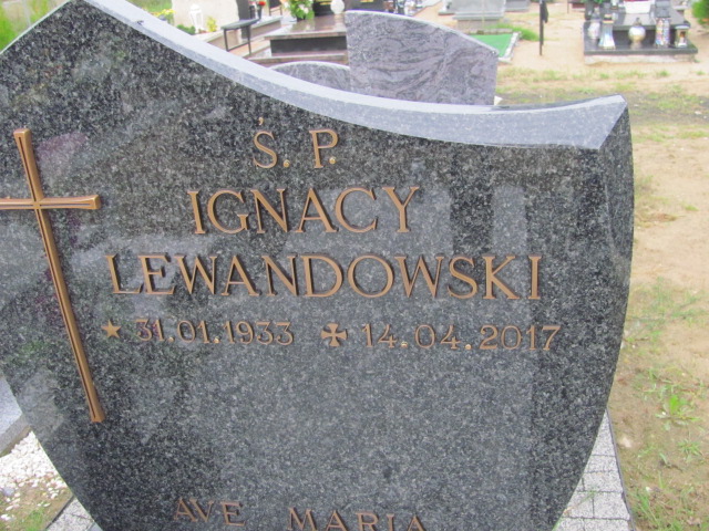 Ignacy Lewandowski 1933 Czerwonak - Grobonet - Wyszukiwarka osób pochowanych